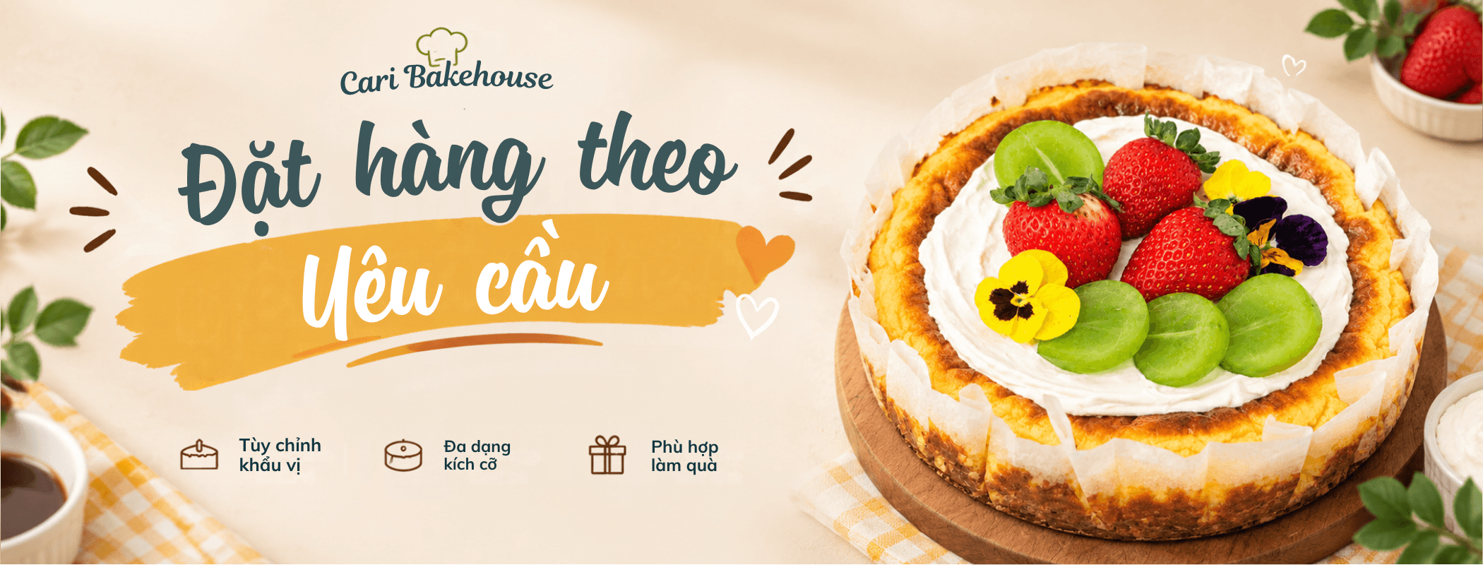 Bánh tươi thơm từ lò